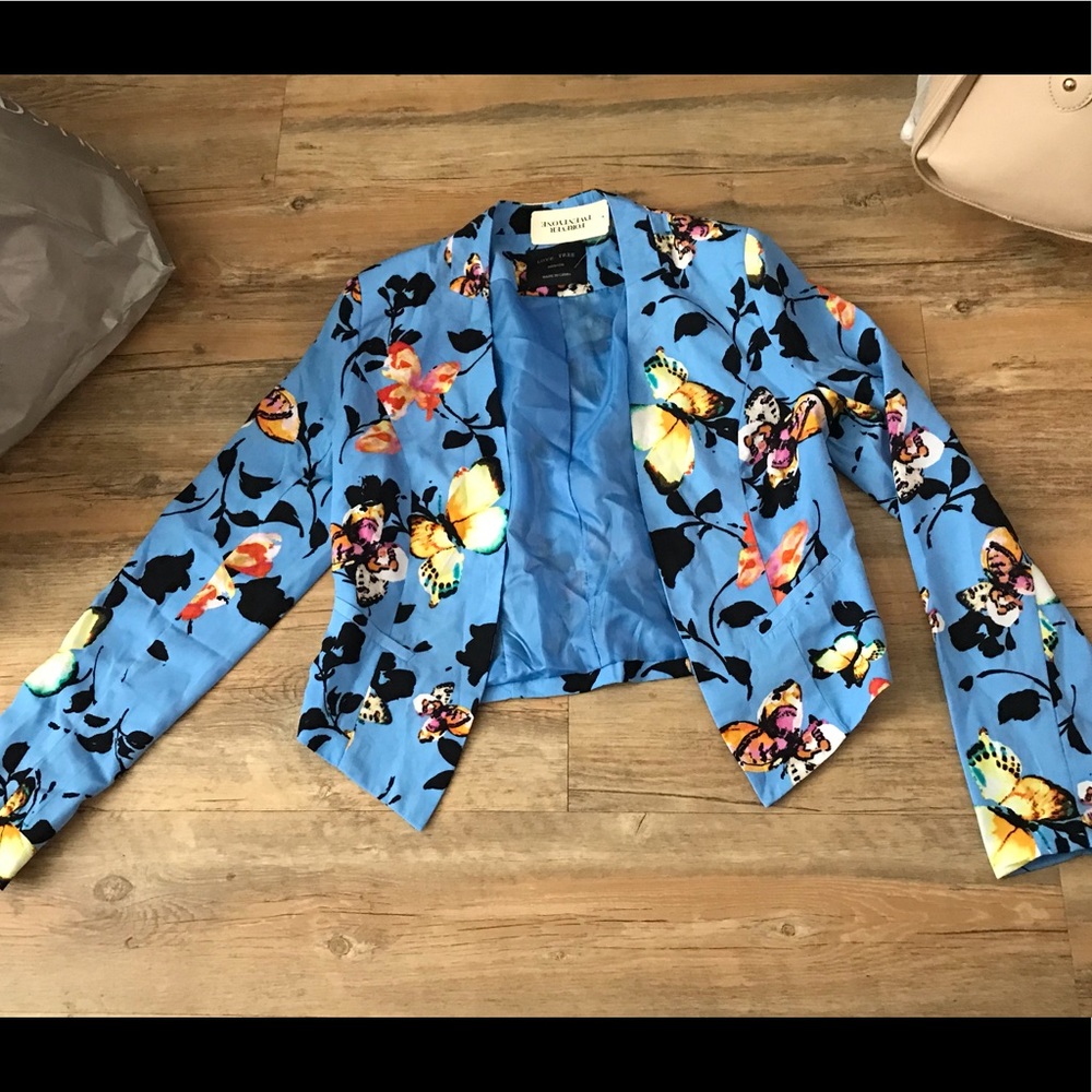High-lo blazer